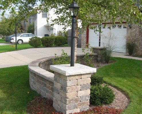 Front Lighting Pillar Shorewood, WI