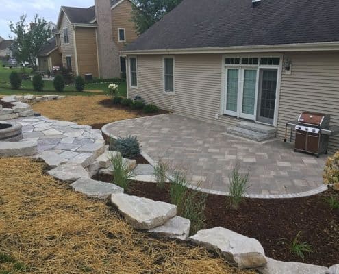 Custom Curved Patio