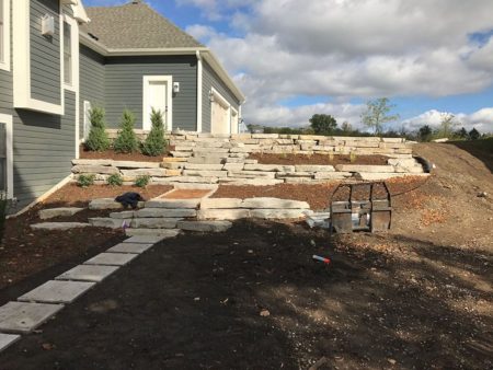 Multi-level Retaining Wall - Terra-FirmaLandscape.com
