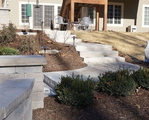 Paver Steps Walkway