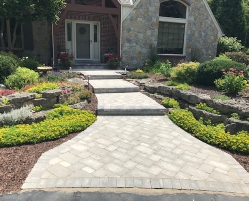 Front Paver Walkway