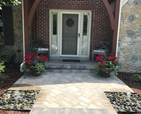 Front Paver Walkway