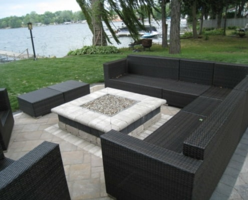 Custom Designed Gas Fire Pit