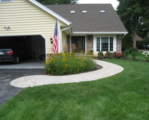 Custom Paver Front Walkway