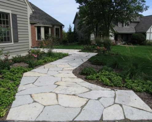 Custom Paver Front Walkway