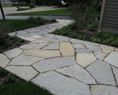 Custom Paver Front Walkway