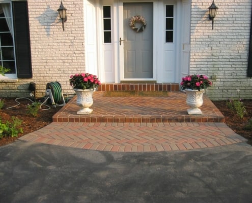 Custom Paver Front Walkway