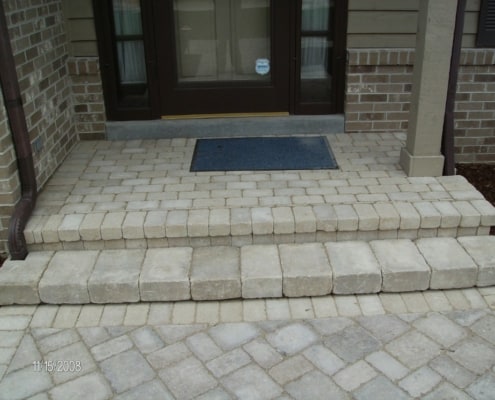 Custom Paver Front Walkway