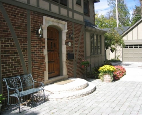 Custom Paver Front Walkway