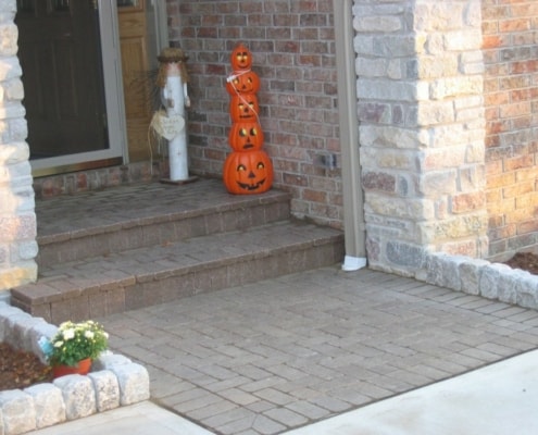 Custom Paver Front Walkway